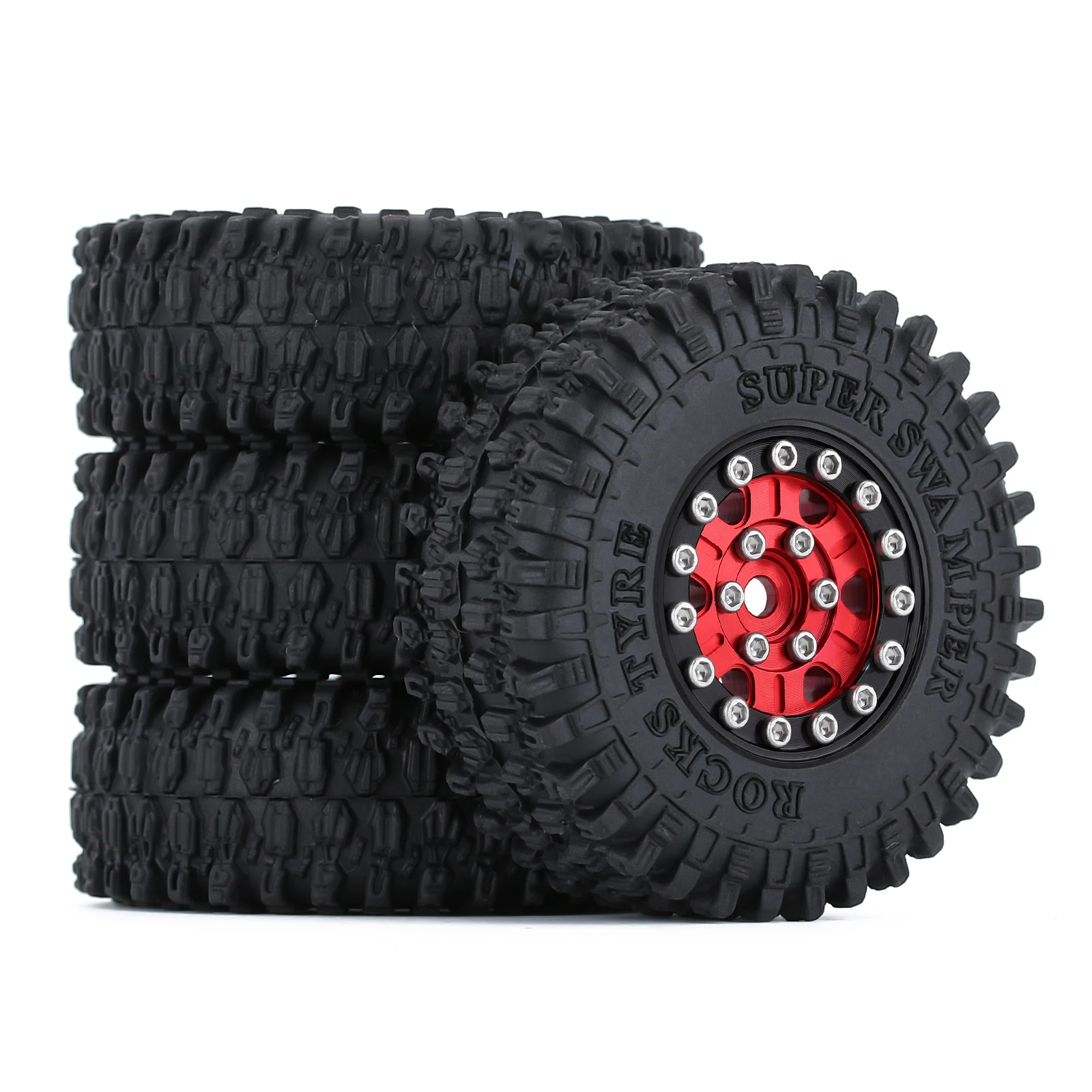 injora 4 шт 5218 мм 10 beadlock колеса диски шины