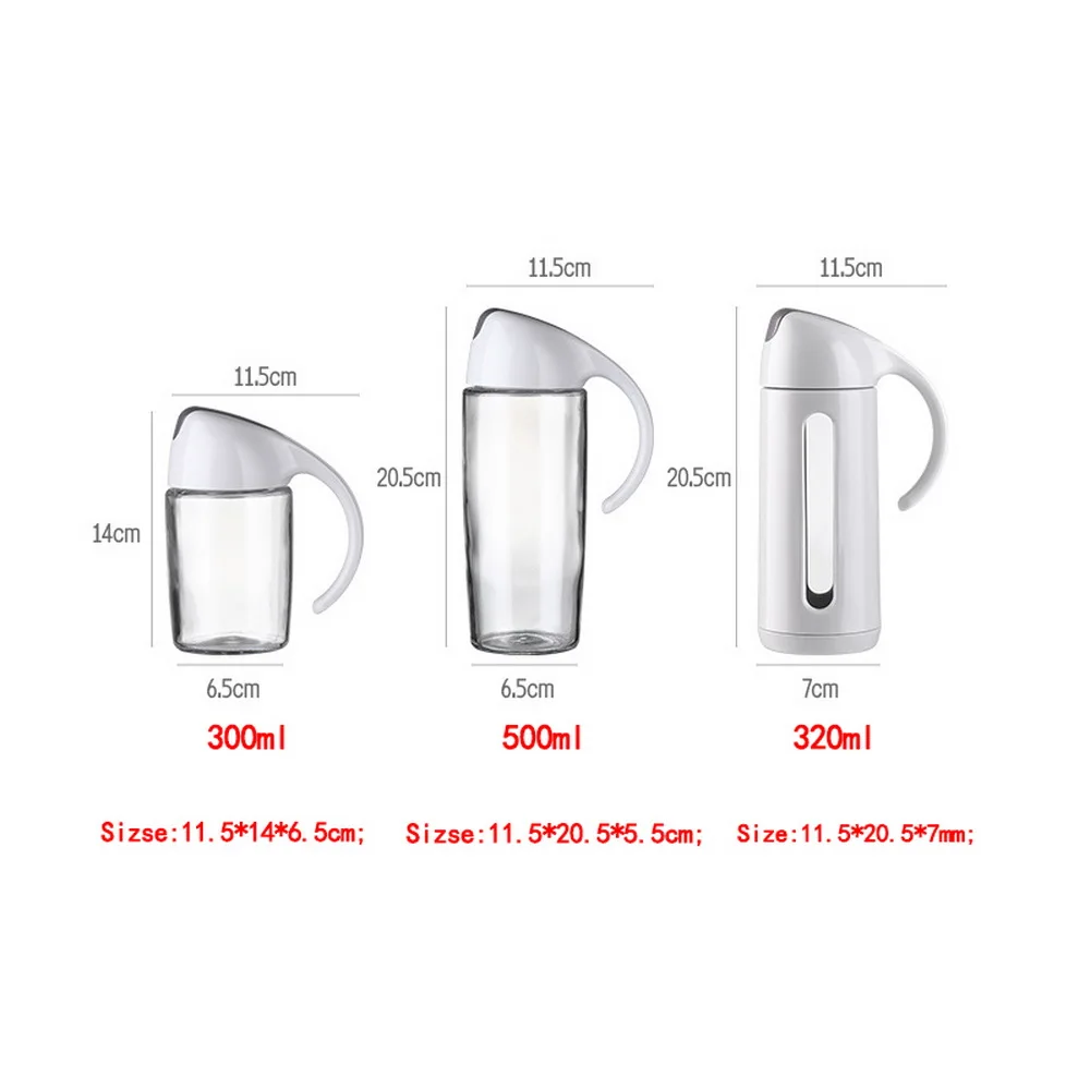 Диспенсер для масла стеклянная бутылка оливкового Герметичная Бутылка соуса