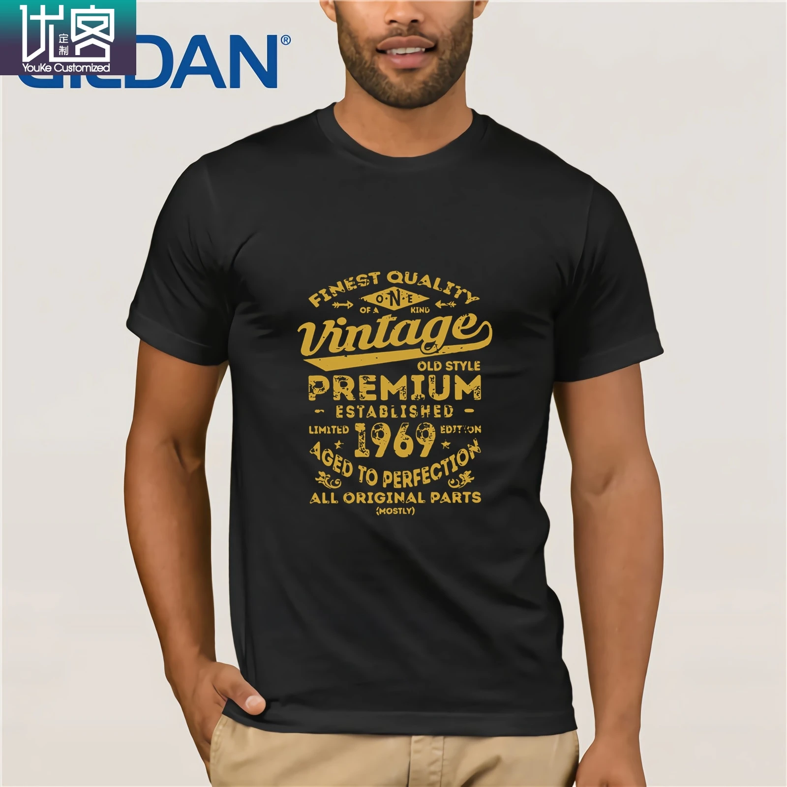 Винтажная Коллекция 1969 года подарок на день рождения 50 лет я Подарочная футболка