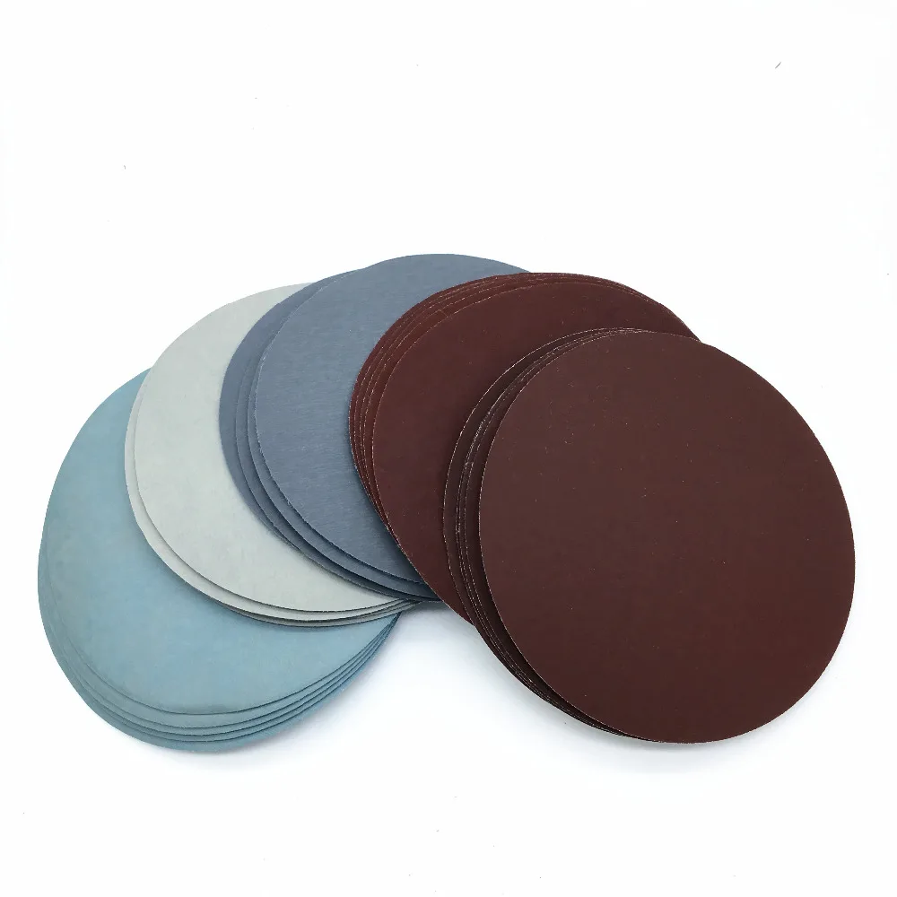 

60pcs 5Inch 1000-7000 Grit Mixed Sander Sanding Discs Pads Hook & Loop Sandpaper