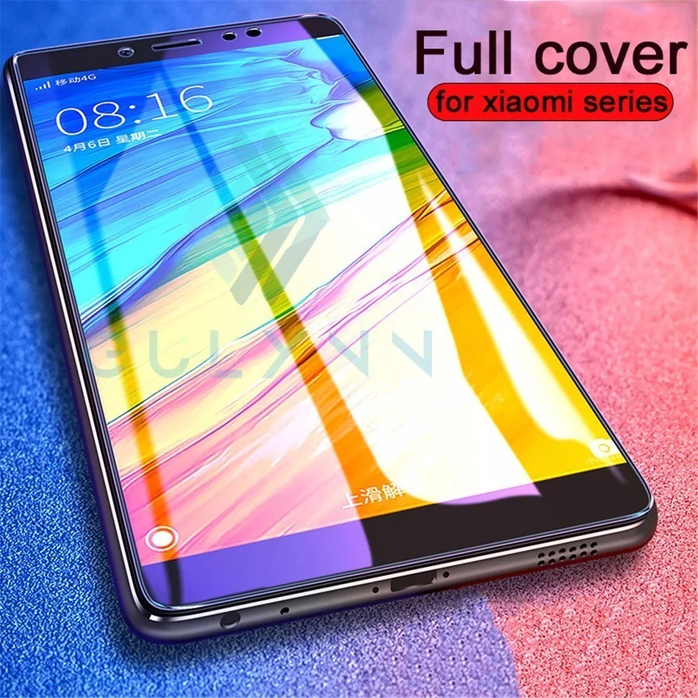 9H полноэкранное Защитное стекло для Xiaomi Redmi 7 7A 5 Plus 5A Note 7 5 6 Pro 6A защитное закаленное стекло для Pocophone f1 пленка