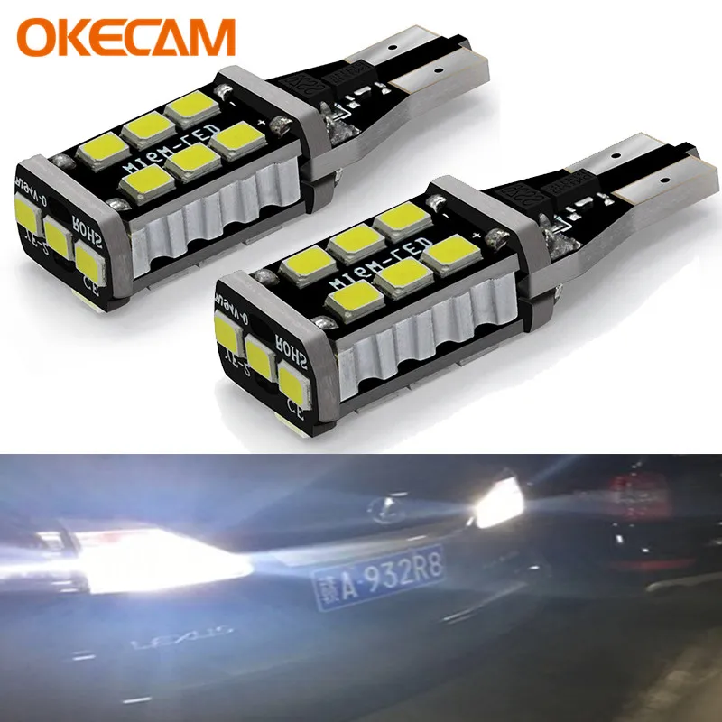 2X Canbus 2835 SMD 921 912 T15 W16W 15 светодиодный Автомобильный обратный светильник Резервное