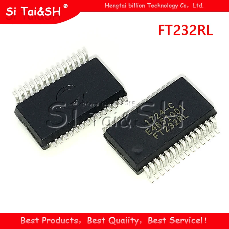 1 шт. Новый FT232RL FT232 FTDI SSOP28 USB Последовательный чип-мост | Электронные компоненты и