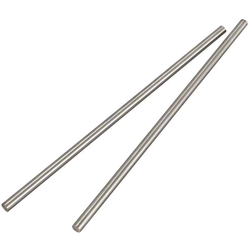 2 шт стальной круглый стержень токарный станок инструмент 6 мм x 200 мм|Токарный