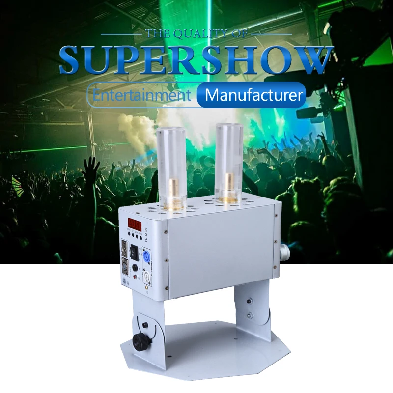 1 шт. Двухместный трубка CO2 ткацкий станок DMX светодиодный RGB 3IN1 пушка для большой