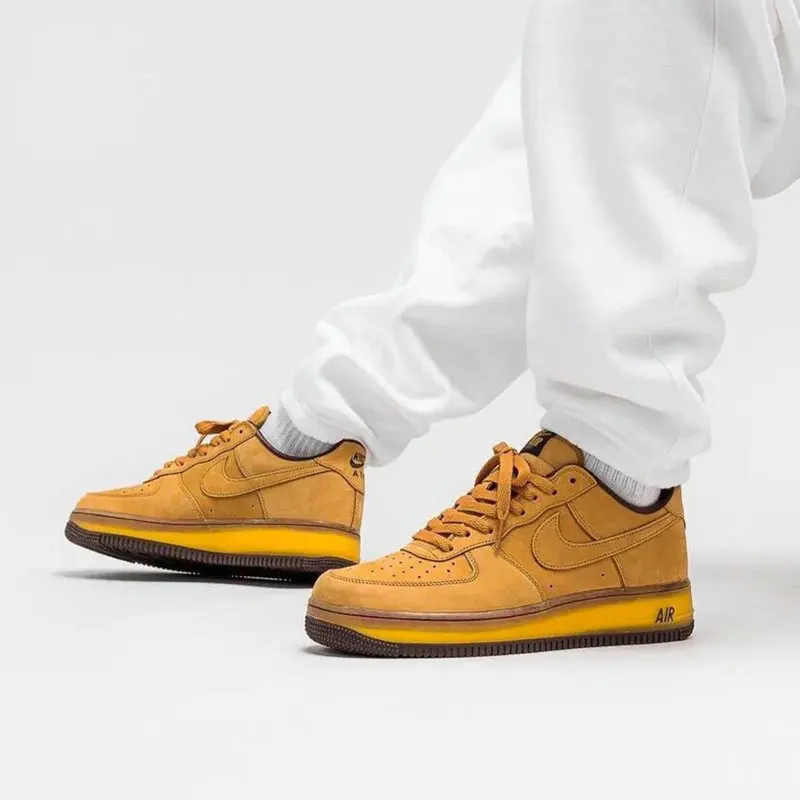 

Air Force 1 One Low '07 Retro SP 'Wheat Mocha' DC7504-700 Men High Flat Skateboard Shoes AF1 Low Fashion Sports Sneakers