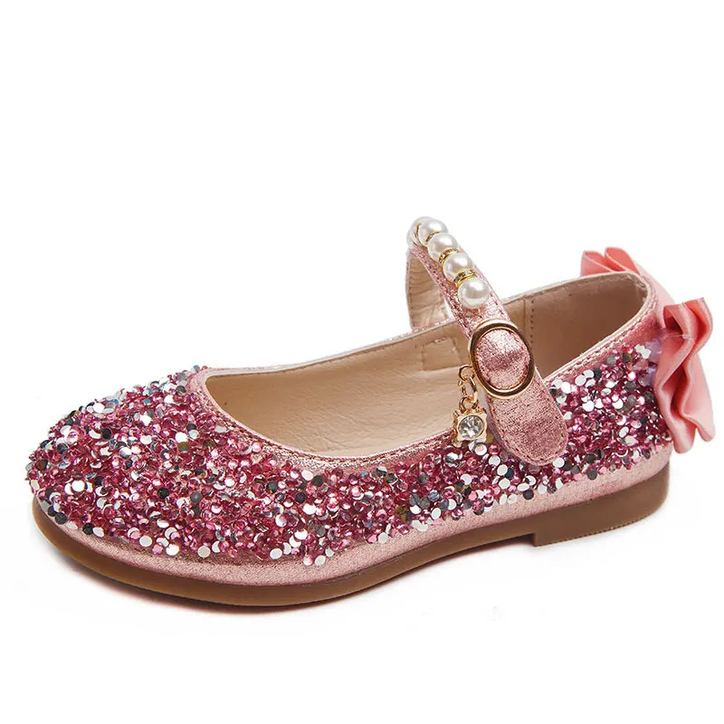 

Fashion Bow Princess Kids Leather Shoes For Little Girls Shoes 2019 New Children School Party Shoes 3 4 5 6 7 8 9 10 11 12 Year