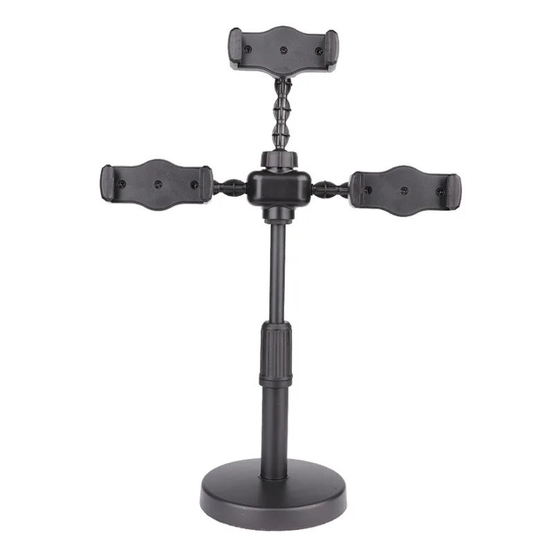 

SK-663Double machine desktop beauty fill light live broadcast bracket multi-function disc desktop bracket