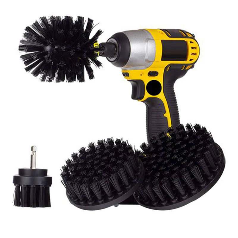 

9Pcs Electric Drill Brush Set, Multi-Purpose Brush, with Extension Attachment, for Bathroom and Kitchen Surfaces