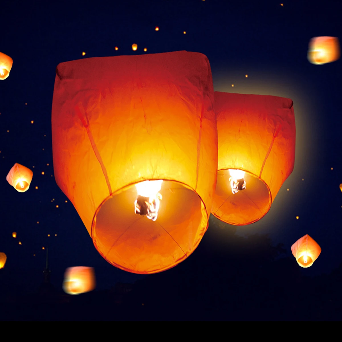 10 шт. подвесные разноцветные биоразлагаемые лампы для украшения дома | Дом и сад