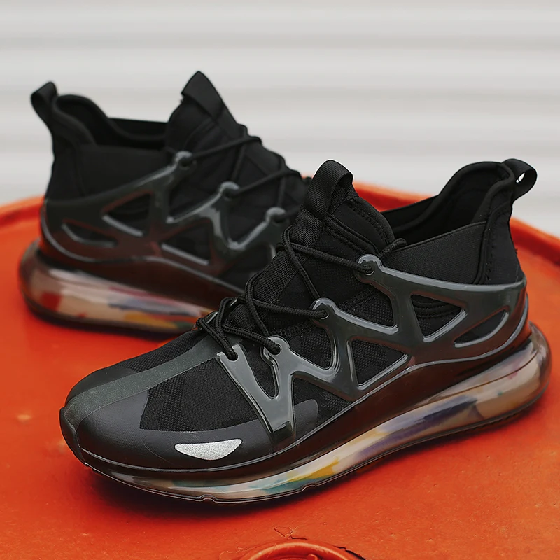 LTSUYO new men's luminous air cushion running shoes fashion young students sports training travel | Спорт и развлечения