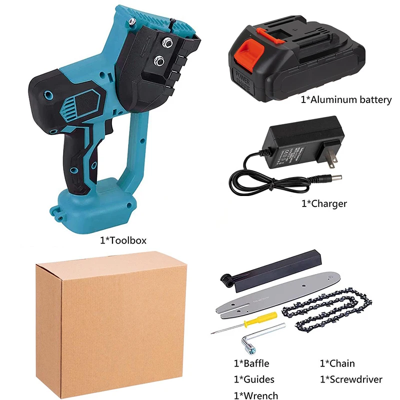 

Electric Saw Chainsaw Mini Wood Cutters Bracket Motor For 18V Battery 500r Chain Power Tool