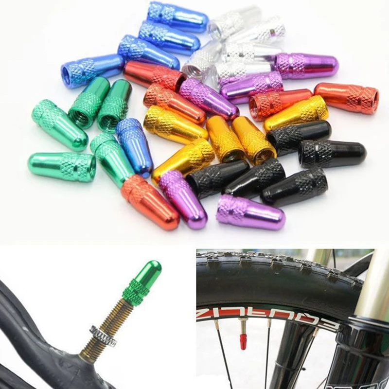 

4 шт. велосипедный колпачок на клапан Presta высокого давления шип шины Клапан Пылезащитный Чехол аксессуары