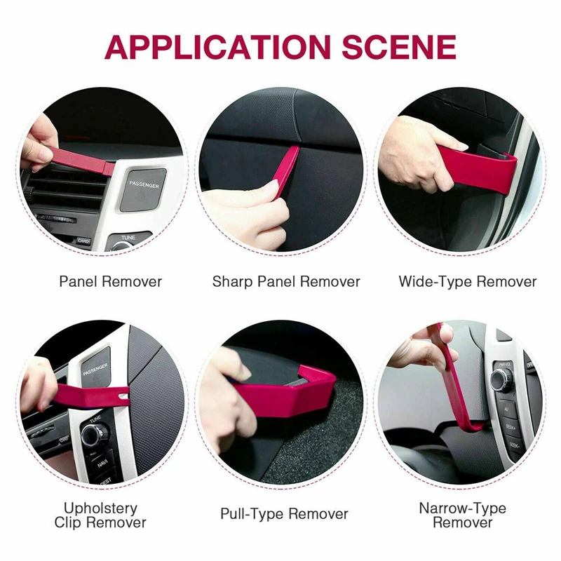 Car Panel Remover Tool Nail Puller Kit Door Radio Audio Clip Trim Dash Removal Pry Repair Remove Installer |