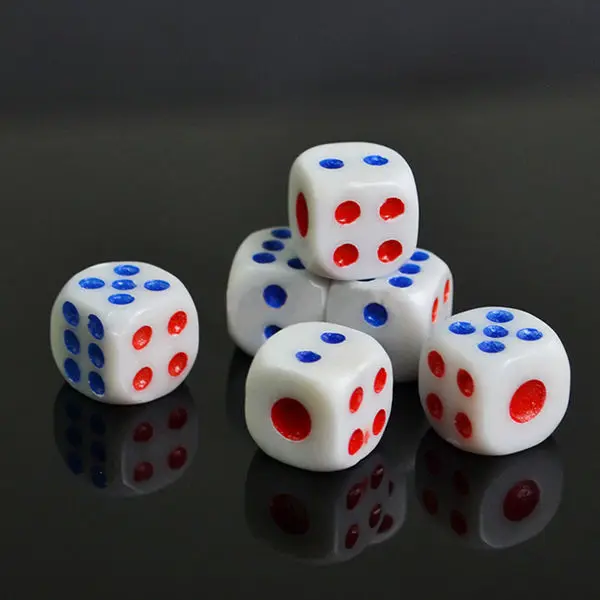 10 шт./компл. непрозрачные шесть сторонняя пятно игры в кости вечерние для ролевых