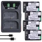 Аккумулятор Batmax LP-E6 LPE6 E6N, двойное зарядное светодиодный подсветкой, с портом Type C и кабелем USB для Canon 5D Mark II III 5DS 7D 60D EOS 6D 70D 80D