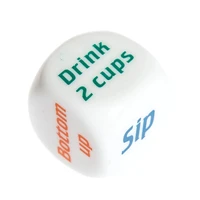 10 pcsset drinking dice colorful print 25mm25mm die adults drinking games board game accessories