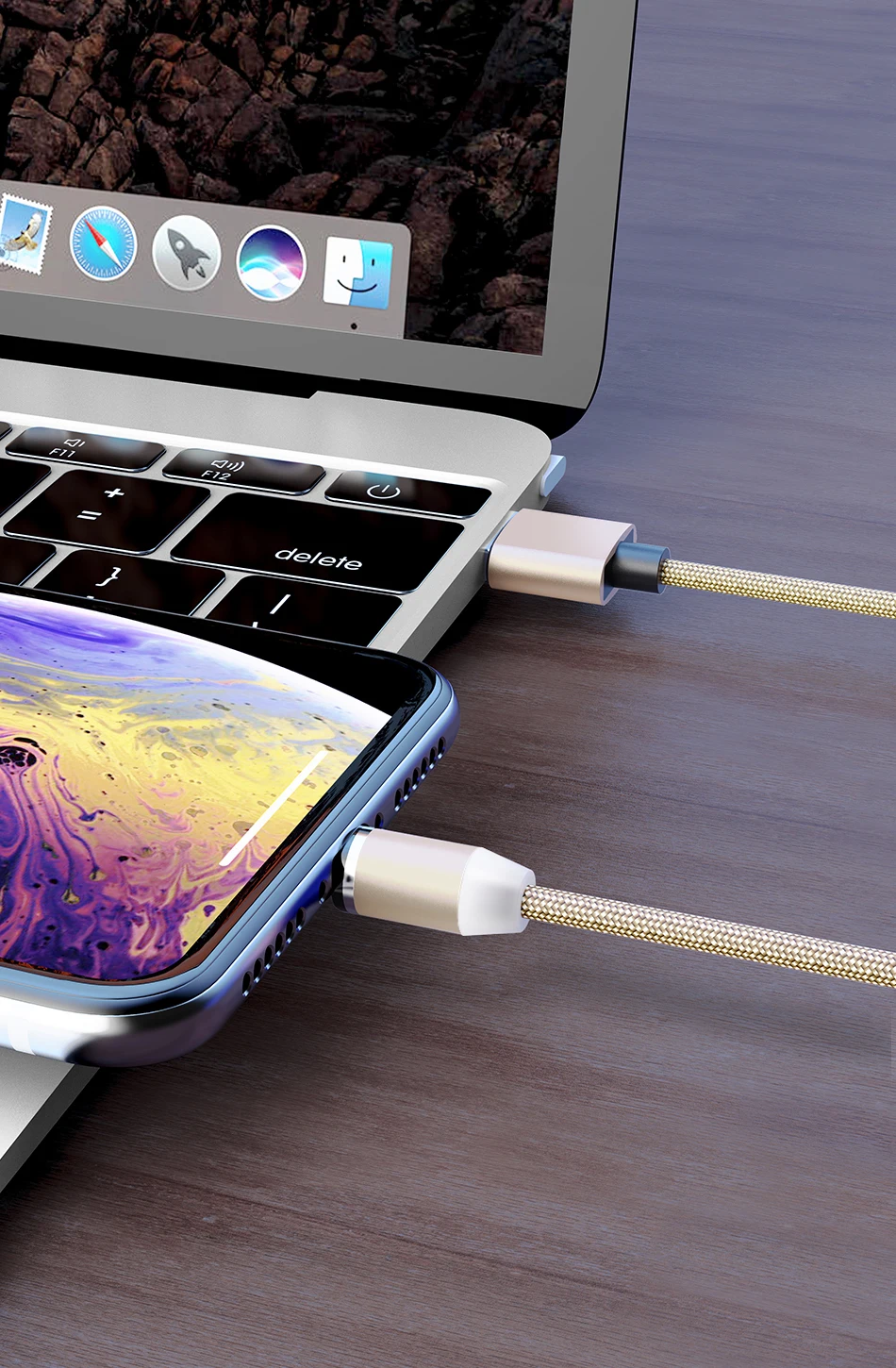 Олаф 2 м Магнитный Micro USB кабель для iPhone samsung Android мобильный телефон Быстрая зарядка usb type C кабель магнит зарядное устройство провод шнур