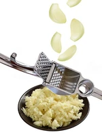 upgraded stainless steel portable kitchen garlic masher lever labor saving garlic press garlic masher garlic grinder