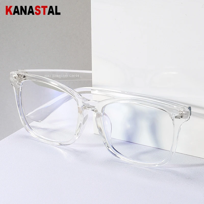 

Women's Anti Blue Light Blocking Glasses Men Computer Gaming Reading Eyeglass Hyperopia Myopia Glasses Transparent Eyewear Frame