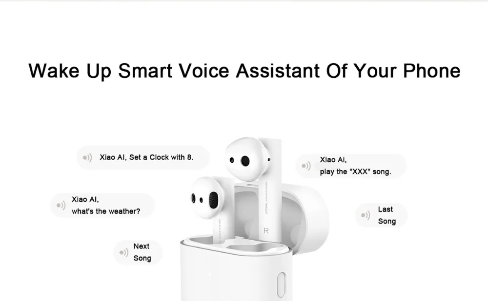 Новые беспроводные bluetooth-наушники Xiaomi Air 2 TWS, беспроводные наушники Xiaomi Airdots Pro 2, беспроводные наушники LHDC с двойным микрофоном, автоматическая пауза, управление нажатием