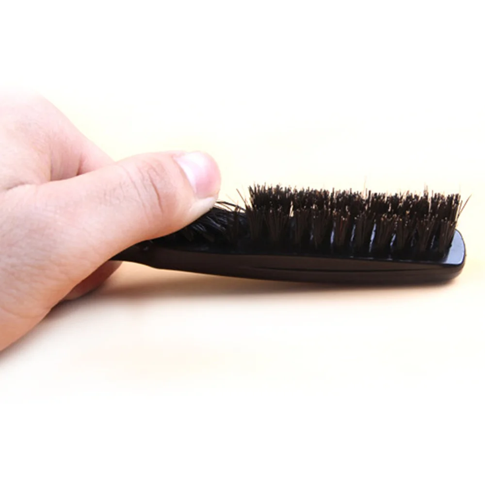 

4pcs Boar Brush Salon Comb Hair Teasing Brush for Hair Salon (Random Color)