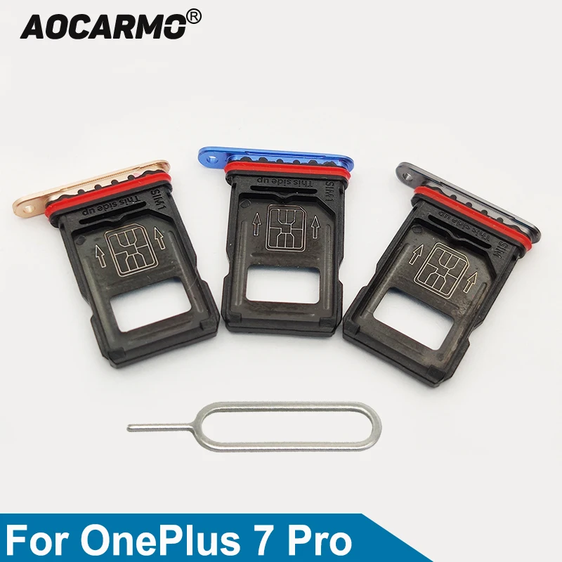 Aocarmo Nano Sim держатель для карт лоток Слот OnePlus 7 Pro запасная часть 7Pro одиночный