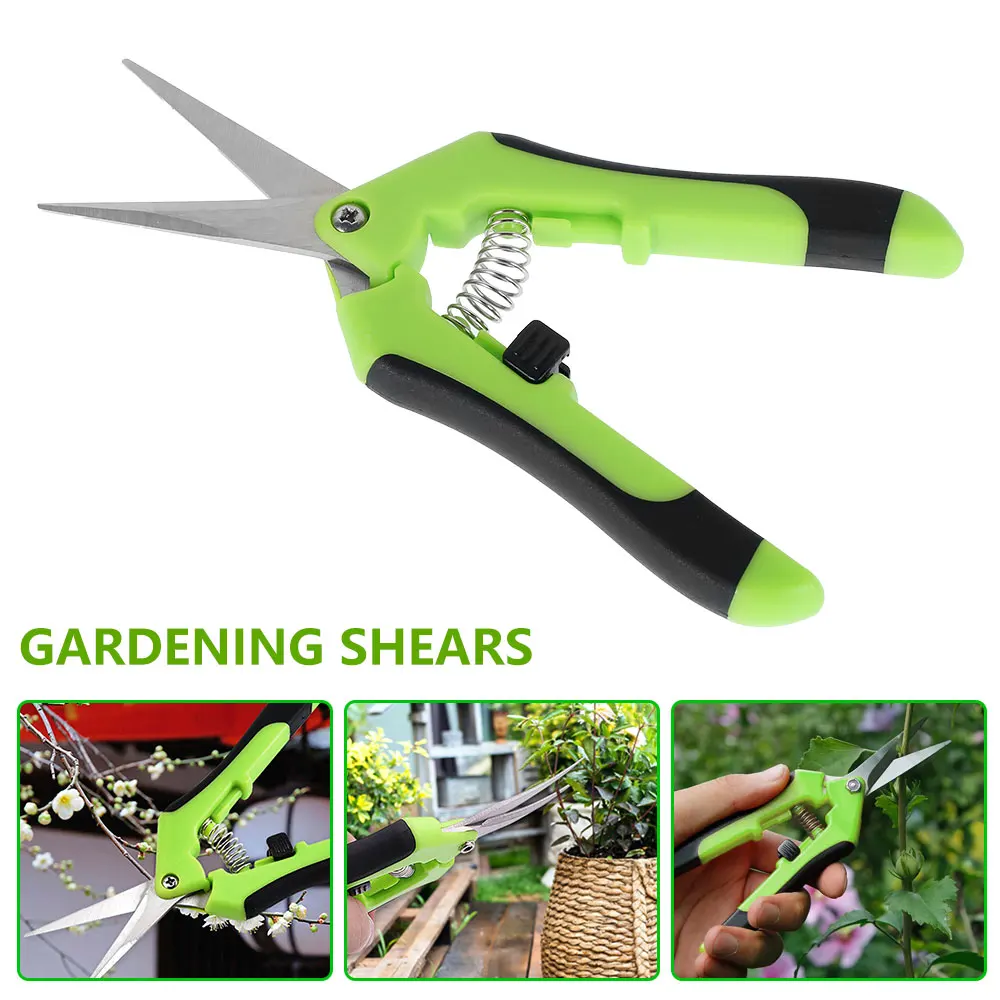 

Garden Pruning Shears Stainless Steel Pruning Tools Garden tools Scissors Cutter Fruit Picking Weed Home Potted Branches Pruner