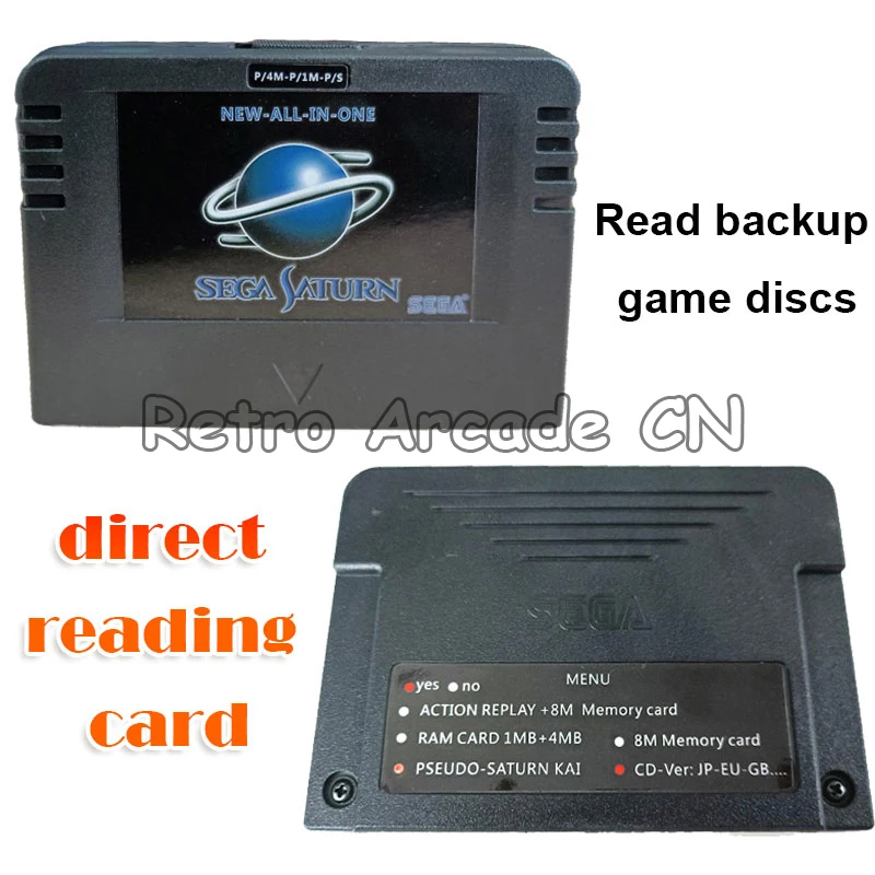 Sega Saturn sd карта SS игровая консоль прямого чтения с трещинами/картой памяти/картой