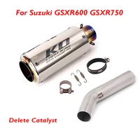 for suzuki gsxr600 gsxr750 2006 2007 motorcycle exhaust system muffler escape silencer middle connection link tube connect pipe