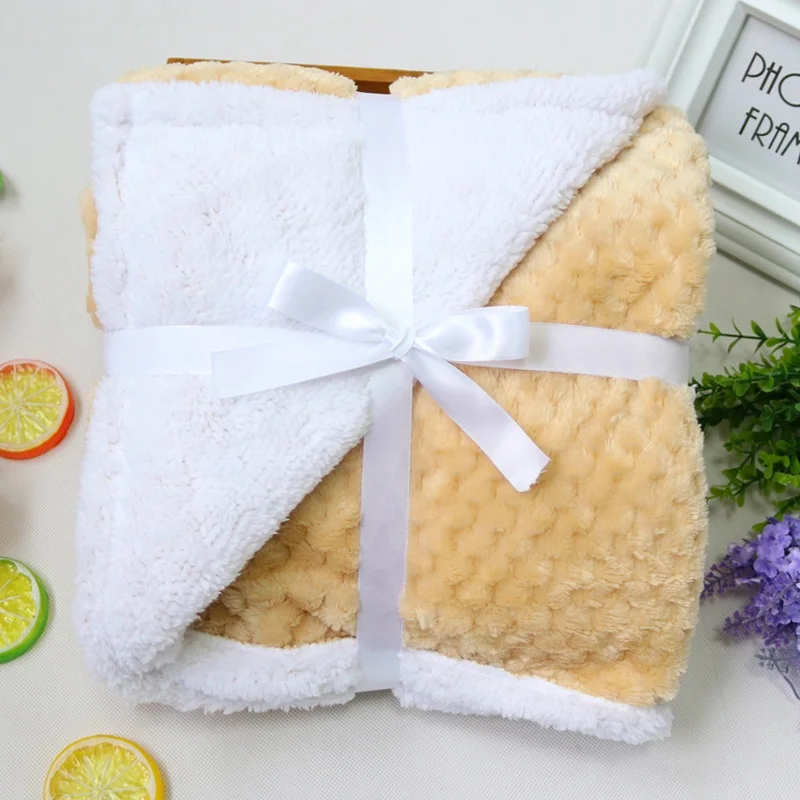 Трехмерное детское одеяло s новинка утепленное Двухслойное флисовое Пеленальное