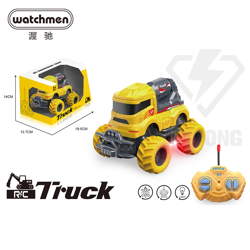 Машинка-экскаватор радиоуправляемая 4 канала 27 МГц со светодиодный светильник