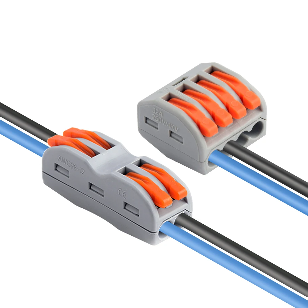 5 шт. Электрический кабель провода Разъем Push in клеммный блок Универсальный