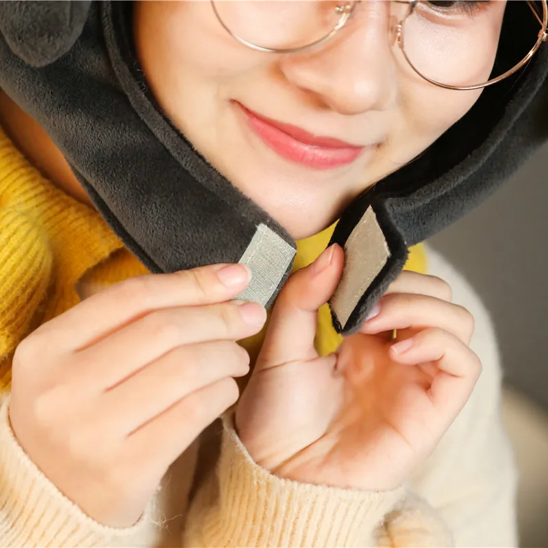 Плюшевая шапка в виде пингвина для косплея пушистая милая кукла Pengsoo головной