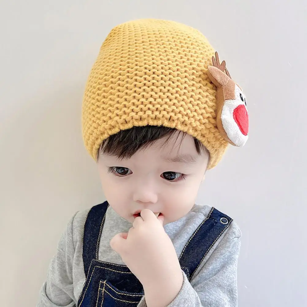 

Breathable Cute Toddler Winter Soft Knitted Hat Light Weight Baby Beanies Soft Texture for Toddler