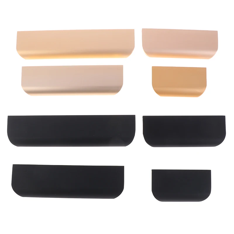 

Cabinet Pulls Drawer Knobs Black Gold Hidden Handles Stainless Steel Kitchen Cupboard Furniture Hardware