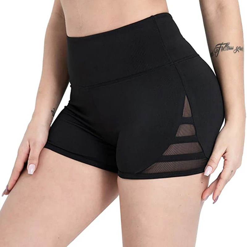 

Women High Waist Out Pocket Yoga Sports Short Running Athletic Yoga Shorts Pants Gym Leggings Sport Women Fitness Short