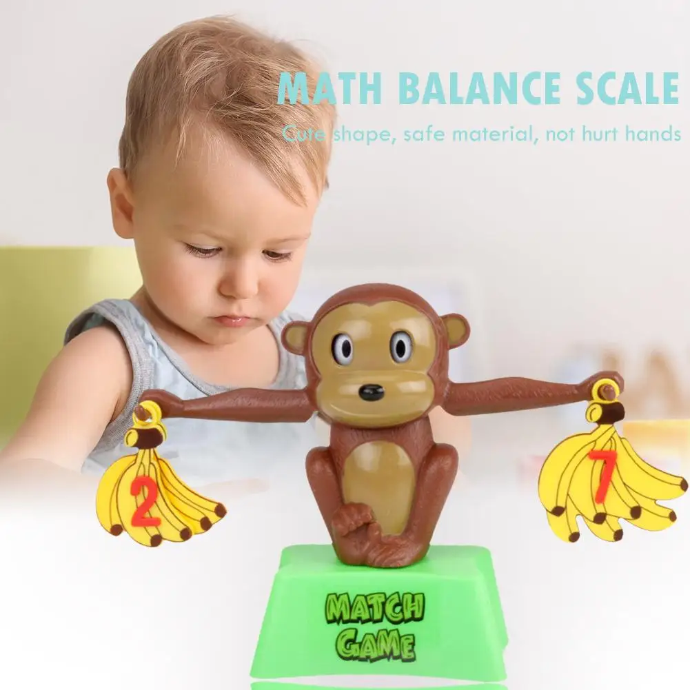 Головоломки развивающие игрушки обезьяна с балансом весы матч Для детей номер