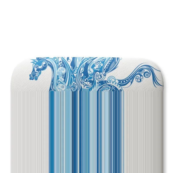 

Blue Horse Wing Animal Art Grain Glasses Case Eyeglasses Clam Shell Holder Storage Box