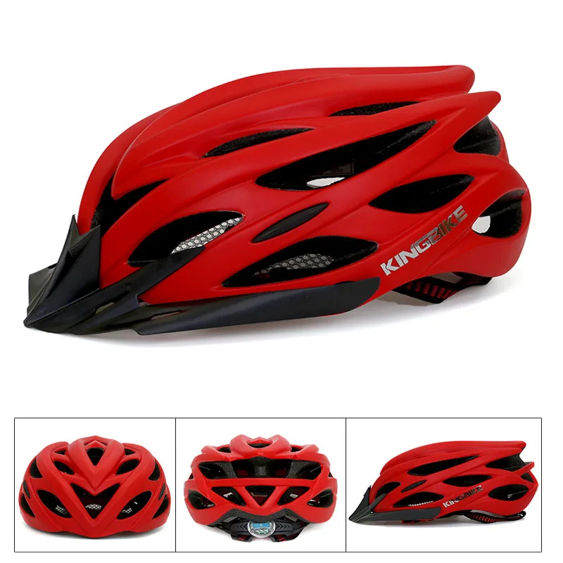 KINGBIKE шлем для шоссейного велосипеда MTB велосипедный шлем для мужчин и женщин ультралегкий в форме со съемным козырьком для активного отдыха