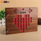 Альбом ручной работы с деревянным покрытием, 10 листов, 4567 дюймов