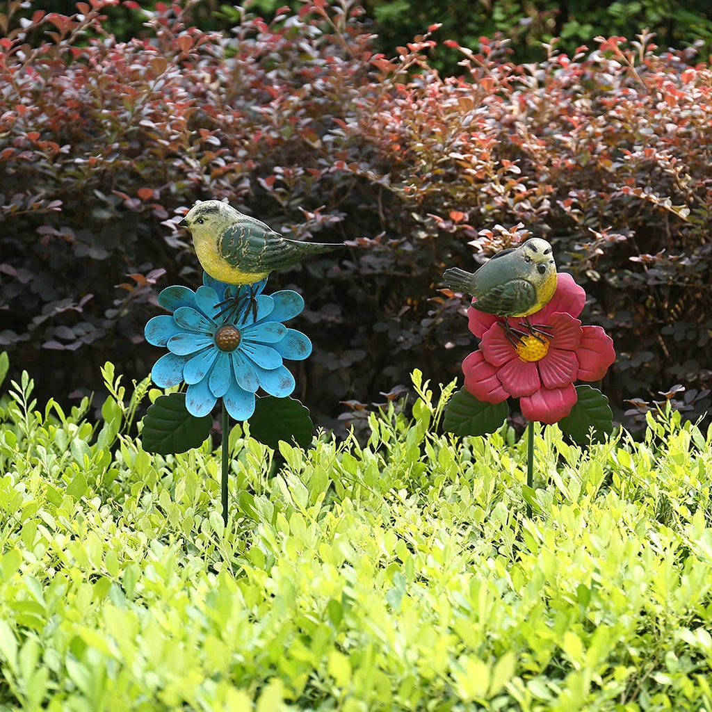 

Metal Yard Stake Garden Decor Lawn Art Ornament Decoration