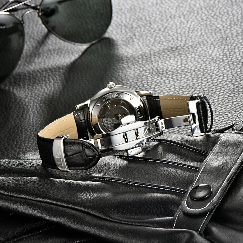 

PAGANI DESIGN 40MM Luxury Men Automatic Mechanical Watches Genuine Leather Strap 100M Waterproof Sports Watch Men Luminous Watch
