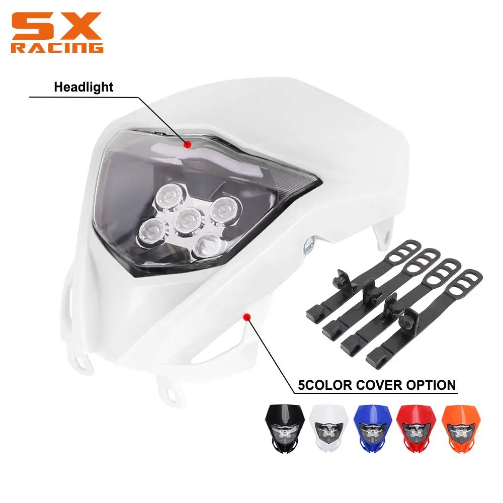 

Motorcycle New LED Headlight Headlamp Head Lamp Light For Husqvarna TC FC TE FE TX FS FX 125 150 200 250 300 350 400 450