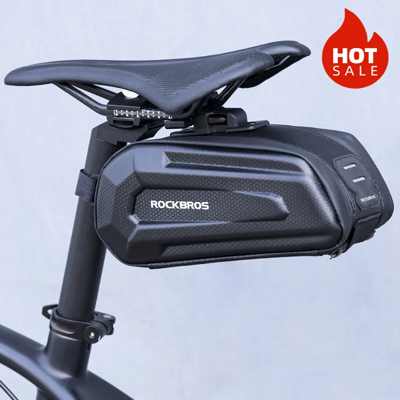 

Rainproof Bicycle Bag Shockproof Bike Saddle Bag For Refletive Rear Large Capatity Seatpost MTB Bike Bag Accessories