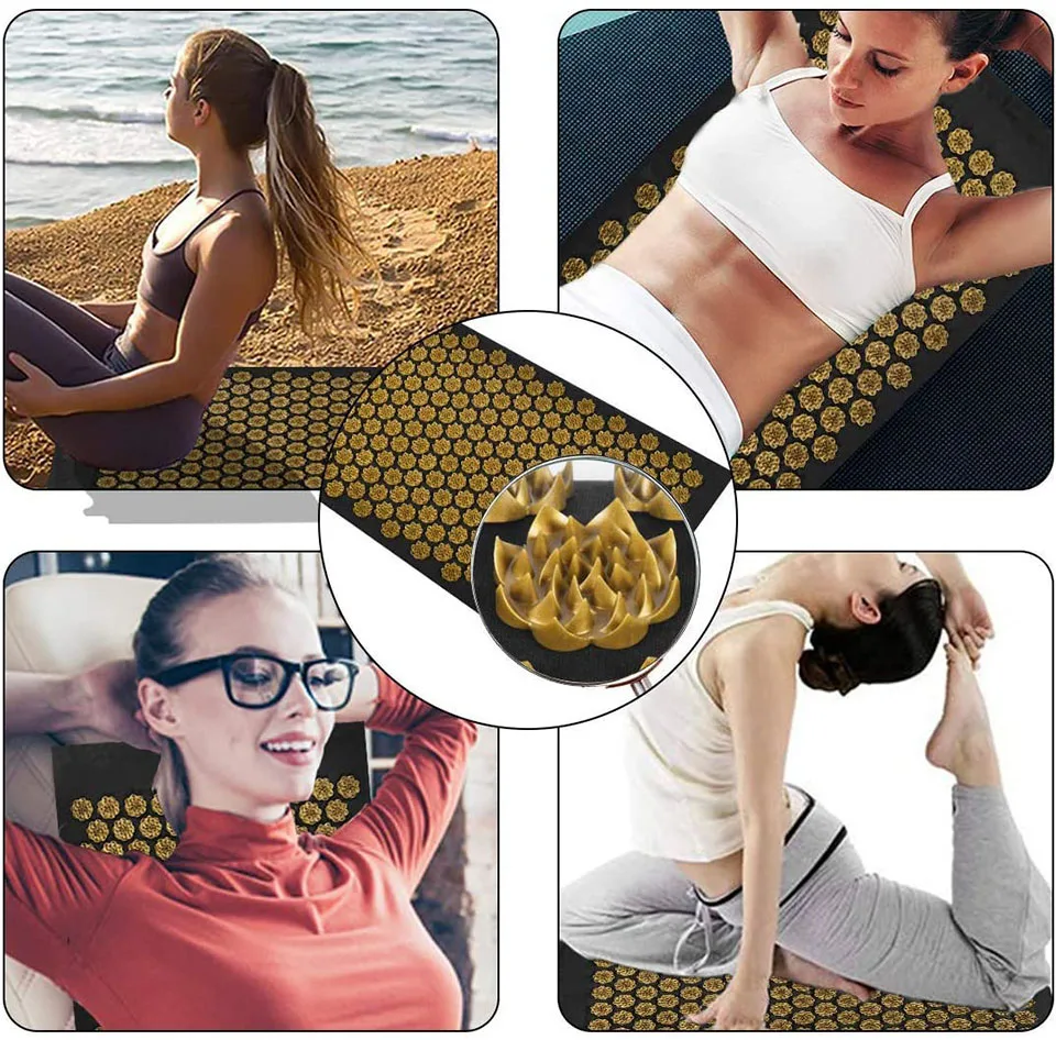 Акупунктурный Массажный коврик KoKossi акупрессурный для снятия стресса боли в