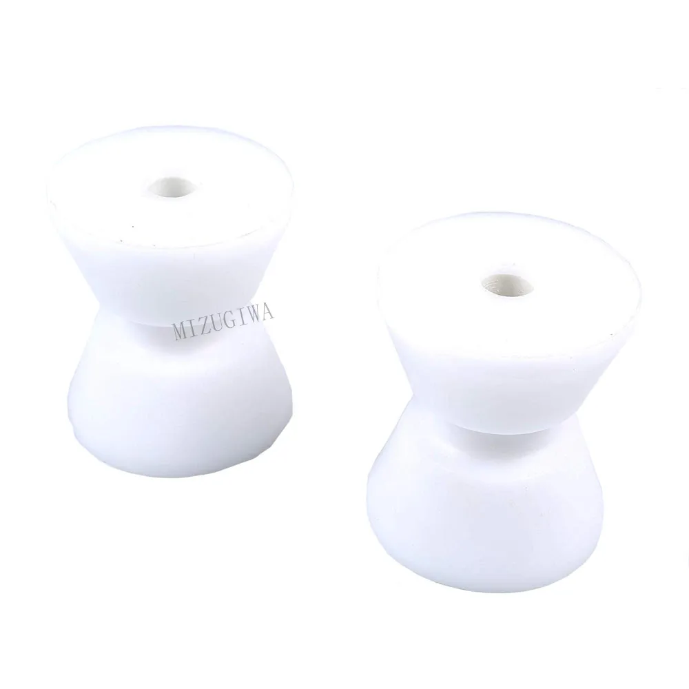 Белый ацетальный ролик MIZUGIWA для морского якоря 3x1/2 дюйма | Спорт и развлечения