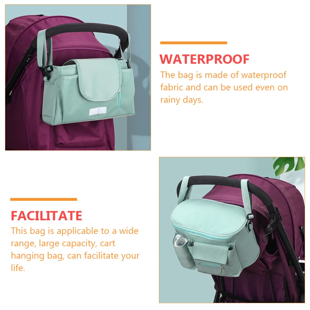 

1pc Baby Stroller Outing Bag Diaper Storage Pouch Mommy Bag Baby Carriage Bag