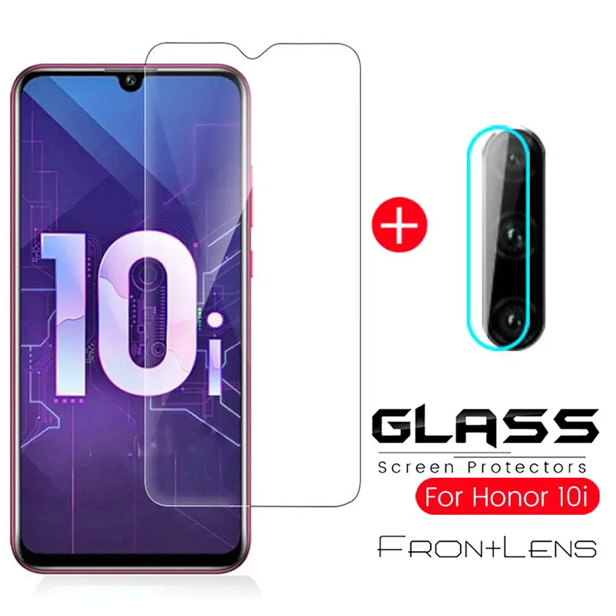 Защитная пленка для экрана и объектива камеры защитное стекло на honor 10i 2 в 1