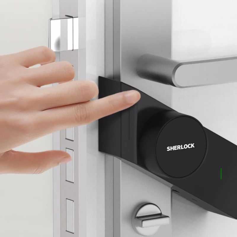 Xiaomi Sherlock M1 умный дверной замок Домашний замок без ключа отпечатков пальцев+ пароль для работы с электронным дверным замком беспроводное приложение Bluetooth